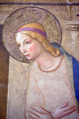 Fra Angelico, Annonciation (1442), dtail - Couvent de San Marco - 7012