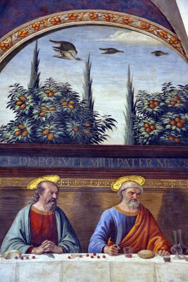 Domenico Ghirlandaio - Cène (1479-1480), détail - Petit réfectoire, Couvent de San Marco - 7016