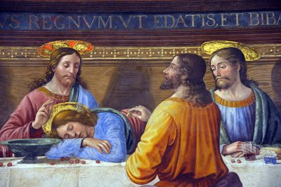 Domenico Ghirlandaio - Cne (1479-1480), dtail - Petit rfectoire, Couvent de San Marco - 7019