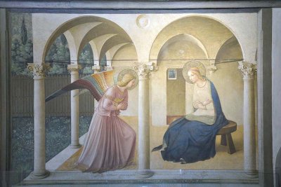 Fra Angelico, Annonciation (1442) - Couvent de San Marco - 7007