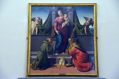 Francesco Granacci (1569-1543) - Madonna and Child with Saints Francis and Zenobius - Accademia Gallery, Florence - 7105