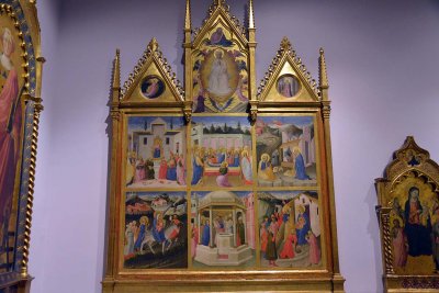 Mariotto di Cristofano - Stories of the Virgin (1455) - Accademia Gallery, Florence - 7203