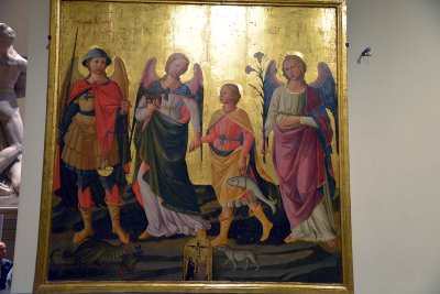 Domenico di Michelino - Tobias and the Three Archangels (1465) - Accademia Gallery, Florence -7240
