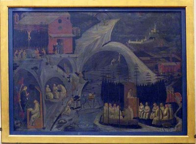 Paolo Uccello - Scenes from Monastic Life (Tebaide), 1460 - Accademia Gallery - 7232