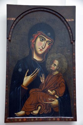 Scuola Fiorentina - Madonna and Child (1250-60)  - Uffizi Gallery, Florence - 7246