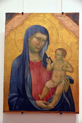 Lippo di Benivieni - Madonna and Child (1310-20), detail - Uffizi Gallery, Florence - 7263