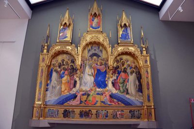 Lorenzo Monaco - Coronation of the Virgin (1414) - Uffizi Gallery, Florence - 7318