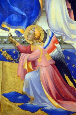 Lorenzo Monaco - Detail from the Coronation of the Virgin (1414) - Uffizi Gallery, Florence - 7320