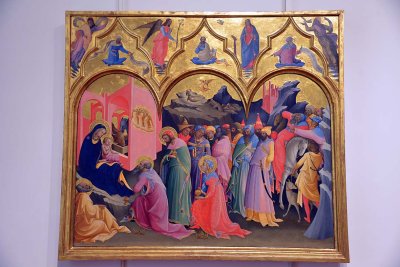 Lorenzo Monaco - Adoration of the Magi (1420) - Uffizi Gallery, Florence - 7330