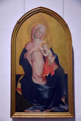 Masolino - Madonna of Humility (1415) - Uffizi Gallery, Florence - 7336