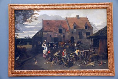 Jan Siberechts - Ferme de maraîchers (1664) - 2716