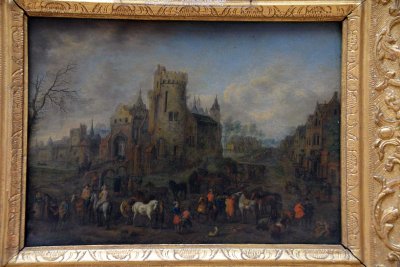 attribué à Peeter Gysels (1621-1690/91) - Marché aux chevaux - 2615