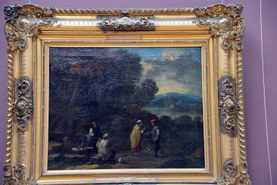 Suiveur de David Teniers II (1610-1690) - La diseuse de bonne aventure - 2810