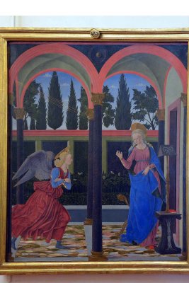 Alesso Baldovinetti - Annunciation (1457) - Uffizi Gallery, Florence - 7389