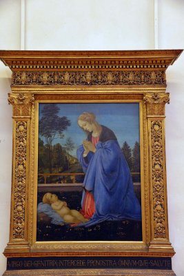 Filippino Lippi - Adoration of the Child (1478-1480) - Uffizi Gallery, Florence - 7390