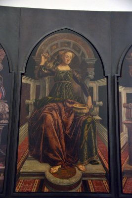 Piero del Pollaiolo - Temperance (1469)  - Uffizi Gallery, Florence - 7405