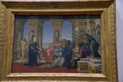 Botticelli - Calumny (1495) - Uffizi Gallery, Florence - 7477
