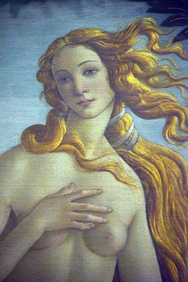 Botticelli - The Birth of Venus (1484), detail - Uffizi Gallery, Florence - 7533