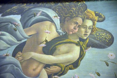 Botticelli - The Birth of Venus (1484), detail - Uffizi Gallery, Florence - 7517