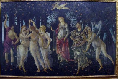 Botticelli - Primavera - Spring (1482) - Uffizi Gallery, Florence - 7550