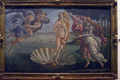 Botticelli - The Birth of Venus (1484) - Uffizi Gallery, Florence - 7543