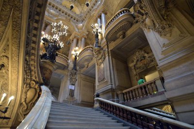 Grand escalier central, Opéra Garnier - 9561
