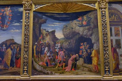Andrea Mantegna - Scenes from the Life of Christ: Epiphany (1463-64)- Uffizi Gallery, Florence - 7687