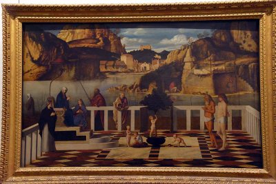 Giovanni Bellini - Sacred Allegory (1490-99) - Uffizi Gallery, Florence - 7694