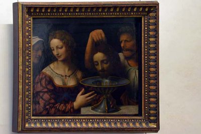 Bernardino Luini - Herodias receiving the head of St John the Baptist (1527-31 - Uffizi Gallery, Florence - 7726