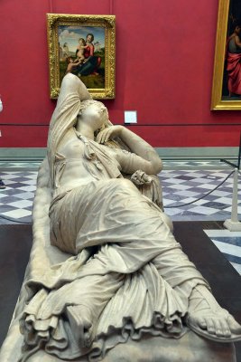 Roman art - Sleeping Ariadne (2nd Century AD) - Uffizi Gallery, Florence - 7763