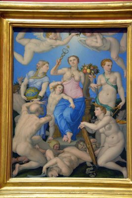Bronzino - Allegory of Happiness (1507-1508) - Uffizi Gallery, Florence - 7781