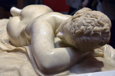Roman art -  Hermaphrodite (I-II century AD) - Uffizi Gallery, Florence - 7783
