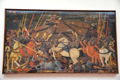 Paolo Uccello - The Battle of San Romano  (1438) - Uffizi Gallery, Florence - 7813