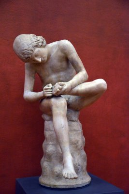 Roman Art - Spinario (Boy with Thorn) , 1st Century BC - Uffizi Gallery, Florence - 7834