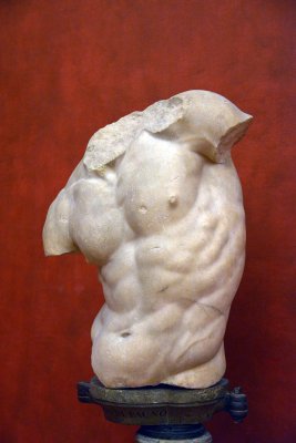 Greek Art - Gaddi Torso, 1st Century BC  - Uffizi Gallery, Florence - - 7836