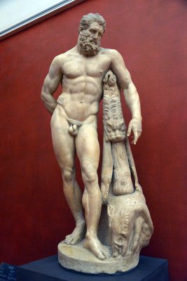 Roman Art - Farnese Hercules, 2nd Century AD - Uffizi Gallery, Florence - 7840