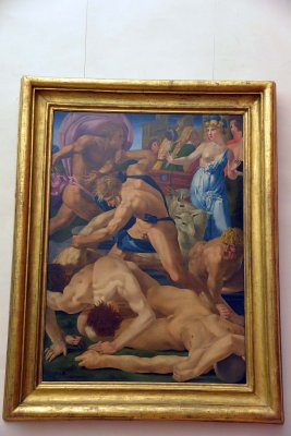 Rosso Fiorentino - Moses Defending the Daughters of Jethro from the Shepherds (1523) - - Uffizi Gallery, Florence - 7859