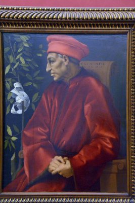 Pontormo - Portrait of Cosimo de' Medici the Elder (1519-1520)- Uffizi Gallery, Florence - 7871