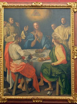 Pontormo - Supper at Emmaus  (1525) - Uffizi Gallery, Florence - 7875