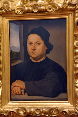 Attributed to Raffaello Sanzio - Male portrait (1505-1506) - Uffizi Gallery, Florence - 7909