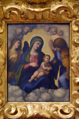 il Correggio - Madonna and Child in Glory (1510-1515) - Uffizi Gallery, Florence - 7927