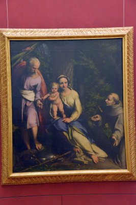 il Correggio - Rest on the Flight into Egypt (1517) - Uffizi Gallery, Florence - 7933