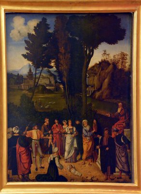Giorgione - Moses undergoes trial by fire (1502-05) - Uffizi Gallery, Florence - 7938