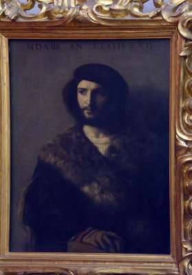 Tiziano Vecellio - Portrait of a Man (The Sick Man), 1514 - Uffizi Gallery, Florence - 7952