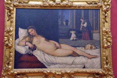 Tiziano Vecellio - Venus of Urbino (1538) - Uffizi Gallery, Florence - 7969