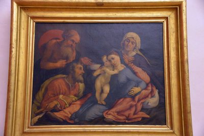 Lorenzo Lotto - Madonna and Child with Saints (1534) - Uffizi Gallery, Florence - 977