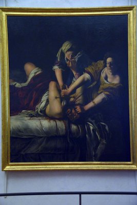 Artemisia Gentileschi - Judith slaying Holofernes (1620-1621) - Uffizi Gallery, Florence - 7996