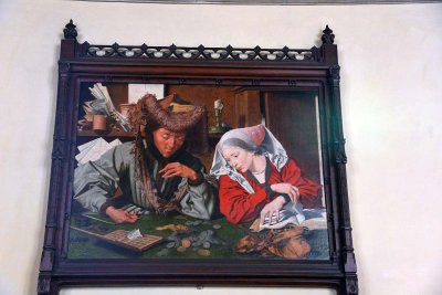 Marinus van Reymerswaele - The moneychanger and his wife (1540) - Bargello National Museum - Florence - 8051