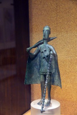 Chieftain nuragic bronze from Uta, Monte Arcosu (Sardinia), app. 8th-5th century B.C. - 4160