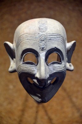 Punic mask, San Sperate - 5th century B.C. - 4193